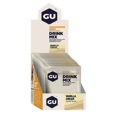 GU Energy Box Recovery Drink Mix, Vanilla Cream