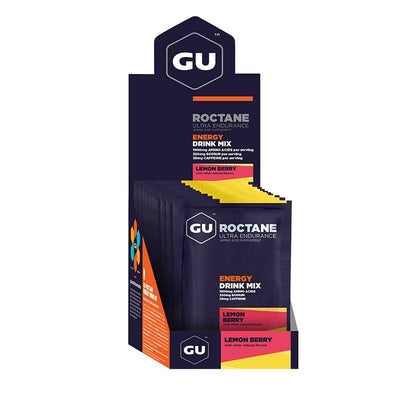 GU Energy Box Roctane Energy Drink Mix, Lemon Berry