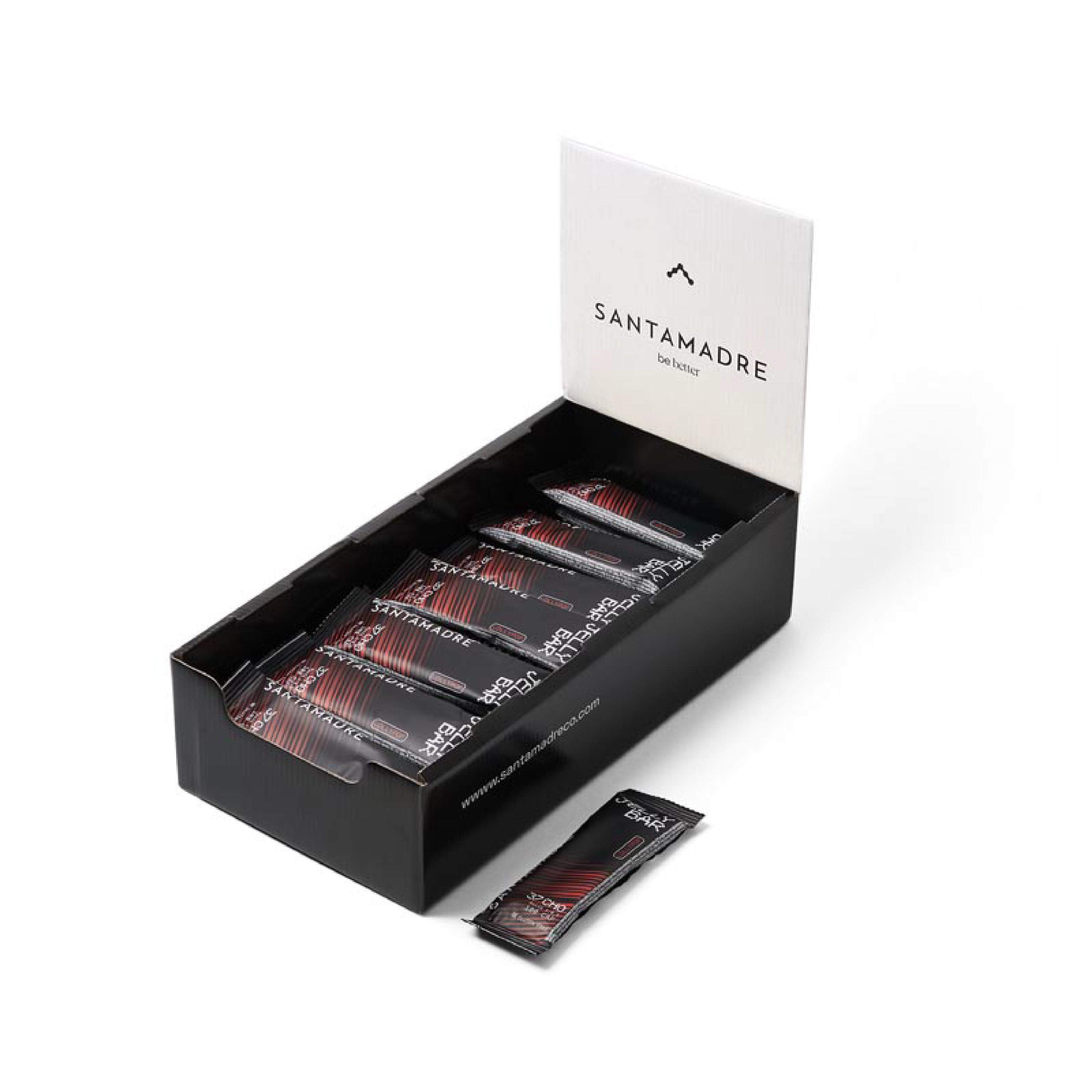 Santa Madre Box Jelly Bar Energético, Lollipop 37CHO 100 CAF